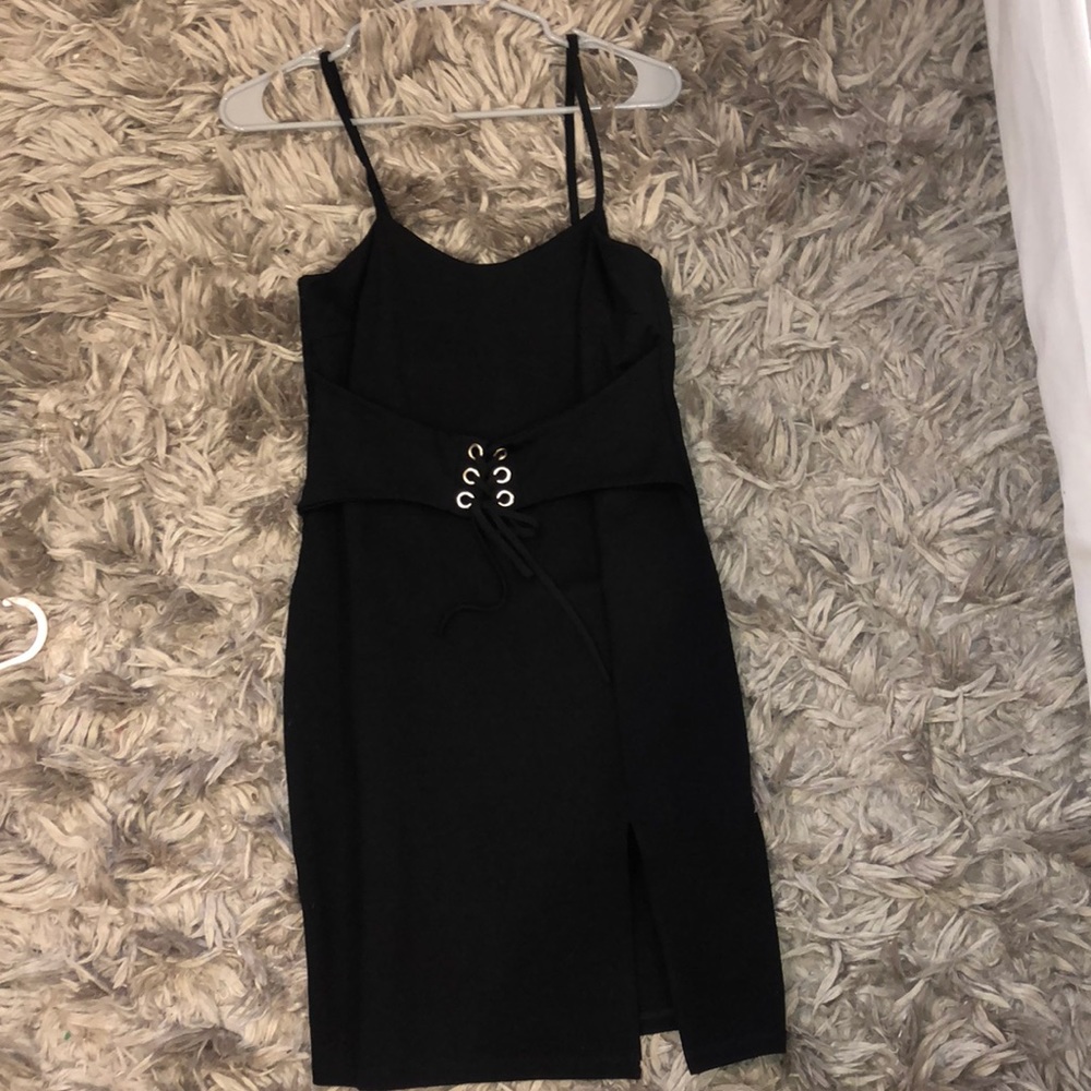 Black cocktail dress